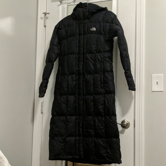 the north face long coat